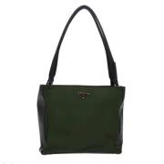 Pre-owned Nylon prada-bags Prada Vintage , Green , Dames