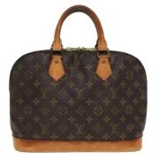 Pre-owned Canvas louis-vuitton-bags Louis Vuitton Vintage , Brown , Da...