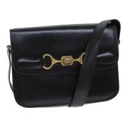 Pre-owned Leather celine-bags Celine Vintage , Black , Dames