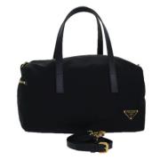 Pre-owned Nylon handbags Prada Vintage , Black , Dames