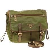 Pre-owned Nylon prada-bags Prada Vintage , Brown , Dames