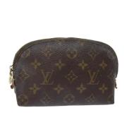 Pre-owned Canvas pouches Louis Vuitton Vintage , Brown , Dames