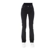 Trendy Jeans met Logoknoop Baldinini , Black , Dames