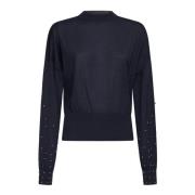 Blauwe Sweaters voor Vrouwen Fabiana Filippi , Blue , Dames