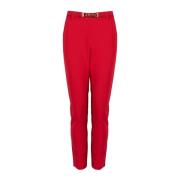 Elegante Slim Fit Broek Liu Jo , Red , Dames