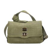 Groene Postina® Jones Caiman S Tas Zanellato , Green , Dames