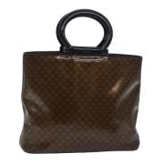 Pre-owned Canvas handbags Celine Vintage , Brown , Dames