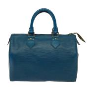 Pre-owned Leather louis-vuitton-bags Louis Vuitton Vintage , Blue , Da...