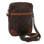 Pre-owned Canvas shoulder-bags Louis Vuitton Vintage , Brown , Dames