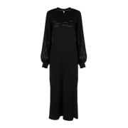 Elegante Maxi Jurk Liu Jo , Black , Dames