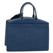 Pre-owned Leather handbags Louis Vuitton Vintage , Blue , Dames