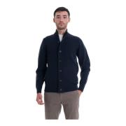 Heren Zip Sweater Barbour , Blue , Heren