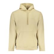 Beige hoodie met borduursel Calvin Klein , Beige , Heren