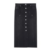 Zwarte knoop voor rok Isabel Marant , Black , Dames