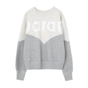 Grijze Logotrui Isabel Marant , Gray , Dames