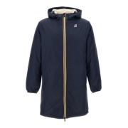 Blauwe Eiffel Bear Jas K-Way , Blue , Heren