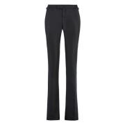 Flared Broek met Zakken Tom Ford , Black , Dames