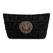 Jacquard Logo Waszak Versace , Black , Dames