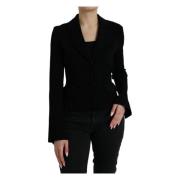 Elegante Zwarte Designer Blazer Vrouwen Dolce & Gabbana , Black , Dame...