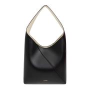 Schoudertas Vertigo Hobo Medium Jil Sander , Black , Dames