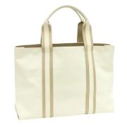 Pre-owned Canvas totes Bottega Veneta Vintage , White , Unisex