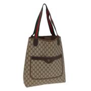 Pre-owned Leather gucci-bags Gucci Vintage , Beige , Dames