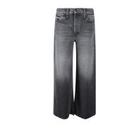 Roller Sneak Jeans Mother , Gray , Dames