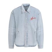 Resort Club Coach Jacket Amiri , Blue , Heren