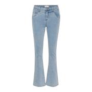 Bootcut Jeans - Shape Bukser Cream , Blue , Dames