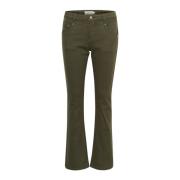 Bootcut Jeans Deep Depths Cream , Green , Dames