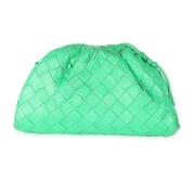 Pre-owned Leather pouches Bottega Veneta Vintage , Green , Dames