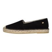 Zwarte Espadrilles met Jute Zool Fred De La Bretoniere , Black , Dames