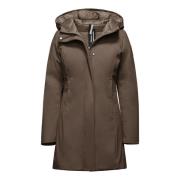 Winterparka met capuchon BomBoogie , Brown , Dames