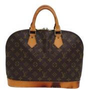 Pre-owned Canvas louis-vuitton-bags Louis Vuitton Vintage , Brown , Da...