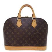 Pre-owned Canvas louis-vuitton-bags Louis Vuitton Vintage , Brown , Da...