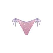 Lurex Slip Bikini voor vrouwen MC2 Saint Barth , Pink , Dames