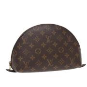 Pre-owned Canvas pouches Louis Vuitton Vintage , Brown , Dames