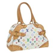 Pre-owned Canvas louis-vuitton-bags Louis Vuitton Vintage , White , Da...