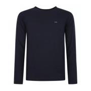 Heren Stretch Slim Fit Longsleeve T-shirt Calvin Klein , Blue , Heren