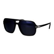 Stijlvolle zonnebril met model 0Po3328S Persol , Black , Heren