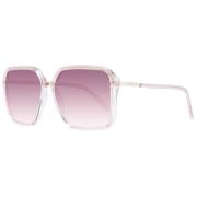 Vierkante Gradient Zonnebril voor Vrouwen Guess , Pink , Unisex