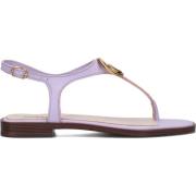 Paarse Leren Sandalen Miry Guess , Purple , Dames