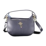 Blauwe Polyurethaan Handtas Tommy Hilfiger , Blue , Dames