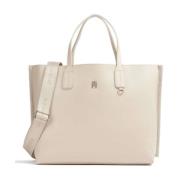 Iconische Dames Satchel Tas Tommy Hilfiger , Beige , Dames