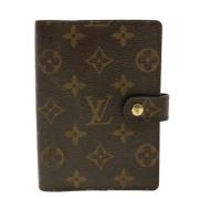 Pre-owned Canvas home-office Louis Vuitton Vintage , Brown , Dames