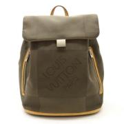 Pre-owned Canvas backpacks Louis Vuitton Vintage , Brown , Dames