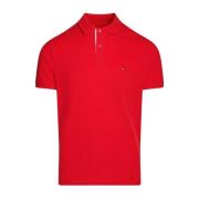 Heren Monotype Polo Shirt Tommy Hilfiger , Red , Heren