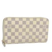 Pre-owned Canvas wallets Louis Vuitton Vintage , White , Dames