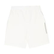 Sweatshorts met reliëflogo voor Mannen Calvin Klein , White , Heren