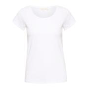 Eenvoudig Wit T-Shirt Isakayaiw Pure InWear , White , Dames